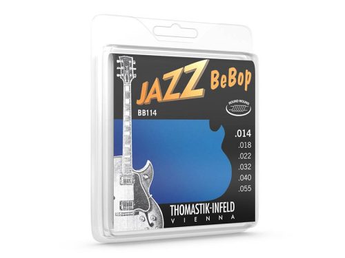 THBB-114 Thomastik Infeld Jazz Bebop string set electric, nickel roundwound, 014-018-022-032-040-055