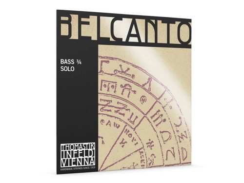 THBC-61S Thomastik Infeld Belcanto double bass string A-1 solo 3/4 (string length 104cm), rope core, chrome wound