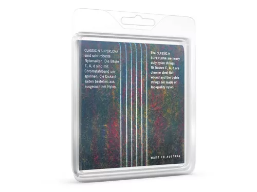 THCF-128 Thomastik Infeld Classic N string set classic, susynthetic corea flatwound, G-3 wound, 037-031-027-030-035-045
