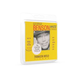   THGB-112T Thomastik Infeld George Benson Signature string set electric, nickel flatwound, 012-016-020-028-039-053 tinplated trebles