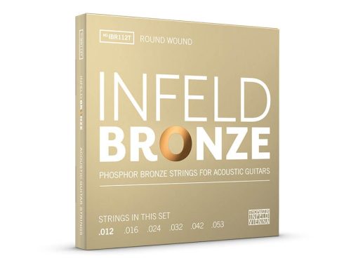 THIBR-112T Thomastik Infeld Bronze string set acoustic, hexagonal carbon steel,  phosphor bronze roundwound, 012-016-024-032-042-053