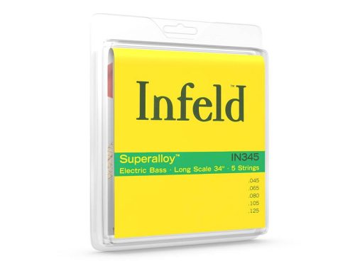 THIN-345 Thomastik Infeld Infeld Superalloy string set 5-string bass, superalloy hexcore, longscale: 34", 045-065-080-105-125