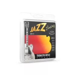   THJS-111 Thomastik Infeld Jazz Swing string set electric, nickel flatwound, 011-015-019-025-035-047