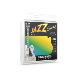   THJS-112 Thomastik Infeld Jazz Swing string set electric, nickel flatwound, 012-016-020-027-037-050