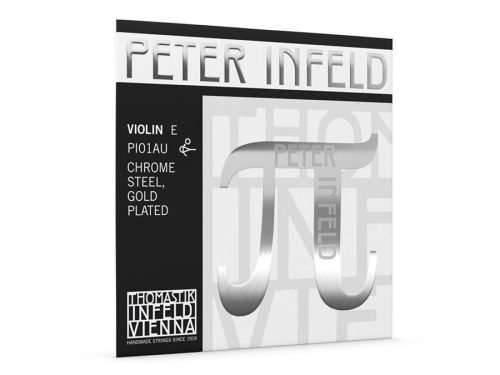 THPI-01AU Thomastik Infeld Peter Infeld violin string E-1 4/4, stainless steel, gold plated