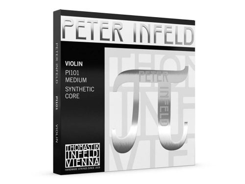 THPI-100 Thomastik Infeld Peter Infeld violin string set 4/4, synthetic core, includes THPI-01PT