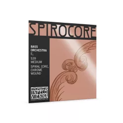   THS-39 Thomastik Infeld Spirocore double bass string E-4 4/4 (string length 110cm) medium, spiral core, chrome