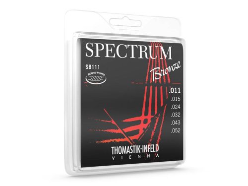 THSB-111 Thomastik Infeld Spectrum string set acoustic, bronze roundwound, 011-015-024-032-043-052