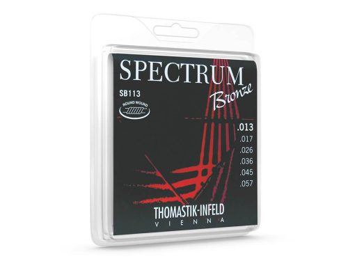 THSB-113 Thomastik Infeld Spectrum string set acoustic, bronze roundwound, 013-017-026-036-045-057