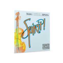   THSP-03-34 Thomastik Infeld Spirit! violin string D-3 3/4 medium, synthetic core, aluminum wound