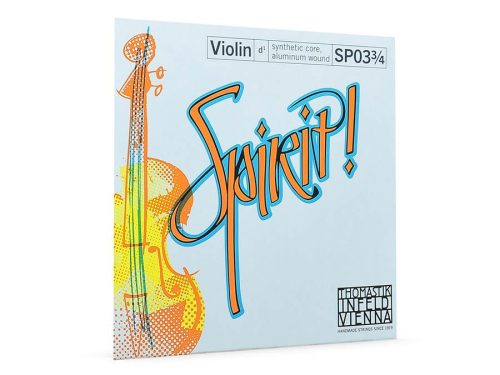 THSP-03-34 Thomastik Infeld Spirit! violin string D-3 3/4 medium, synthetic core, aluminum wound