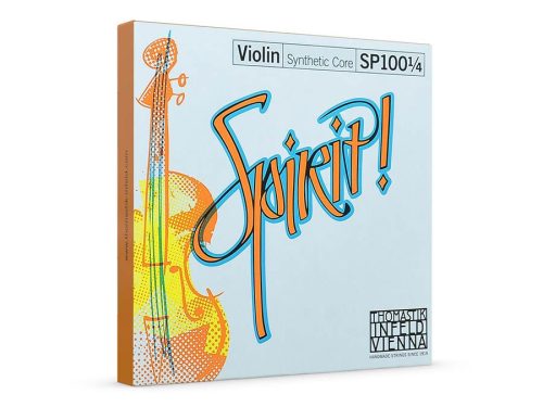 THSP-100-14 Thomastik Infeld Spirit! violin string set 1/4 medium, synthetic core