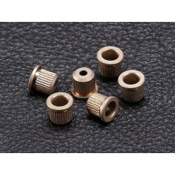   TLB-1-AN Gotoh Master Relic Collection string ferrules, set of 6, aged nickel