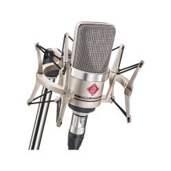   TLM102Stu Neumann TLM Series large diaphragm microphone, condenser, cardioid, P48, XLR-3 M, nickel, studio set