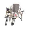 TLM102Stu Neumann TLM Series large diaphragm microphone, condenser, cardioid, P48, XLR-3 M, nickel, studio set