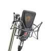 TLM103MTStu Neumann TLM Series large diaphragm microphone, condenser, cardioid, P48, XLR-3 M, black, studio set