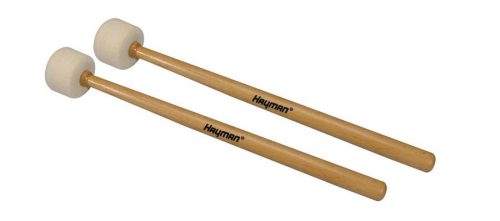 TM-3 Hayman  timpani mallets, 371 mm. maple handle, pair, 50 mm. felt head