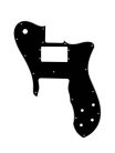 TM3-B Boston  pickguard, Teaser custom, 3 ply, black