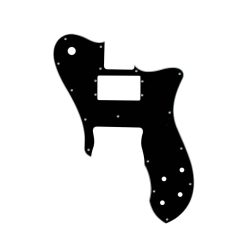 TM3-B Boston  pickguard, Teaser custom, 3 ply, black