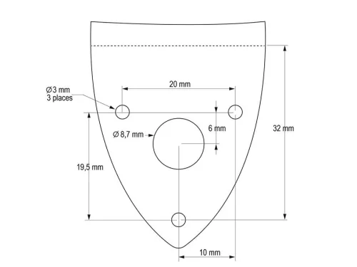 TMA-23-C Boston  tailpiece mandolin, open model