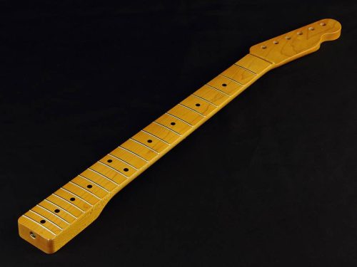 TMNFC Allparts  neck for Telecaster®, maple fretboard, 10", 21 tall frets, vintage tinted nitrocellulose finish