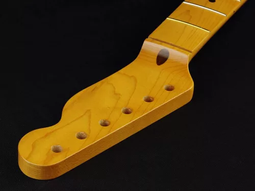 TMNFC Allparts  neck for Telecaster®, maple fretboard, 10", 21 tall frets, vintage tinted nitrocellulose finish
