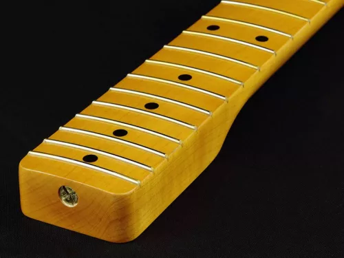 TMNFFAT Allparts  neck for Telecaster®, chunky, maple, 9,5", 21 tall frets, vintage tinted nitrocellulose finish
