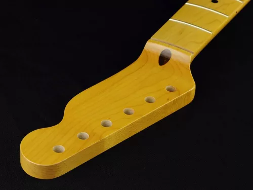TMNFV Allparts  neck for Telecaster®, profile V, maple, 7,25", 21 frets, vintage tinted nitrocellulose finish