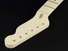 TMO22 Allparts  neck for Telecaster®, maple, maple fretboard, 12" radius, 22 jumbo frets, sanded/unfinished