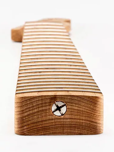 TMOCRF Allparts Select limited edition VIN-MOD replacement neck for Telecaster, AAA+ roasted flamed maple, unfinished