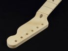 TMOC Allparts  neck for Telecaster®, profile C, maple fretboard, 10" radius, 21 tall frets, sanded/unfinished