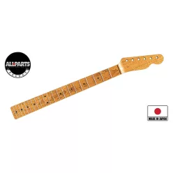   TMOFATRF Allparts Select limited edition VIN-MOD replacement neck for Telecaster, AAA+ roasted flamed maple, chunky C shape, unfinished