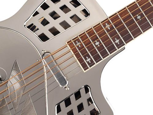 TMP12CSC/NI Royall Tri Cone 12 fret resonator TAMPA CUT SC, bell brass body nickel finish, with softcase