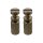 TP0455007 Allparts  studs and anchors for stopbar tailpiece, aged chrome, set of 2 pcs.