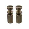 TP0455007 Allparts  studs and anchors for stopbar tailpiece, aged chrome, set of 2 pcs.