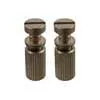 TP0455007 Allparts  studs and anchors for stopbar tailpiece, aged chrome, set of 2 pcs.