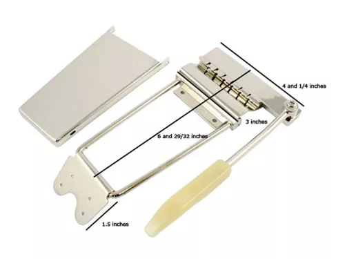 TP3680001 Allparts  vibrato tailpiece, long Gibson® style, nickel