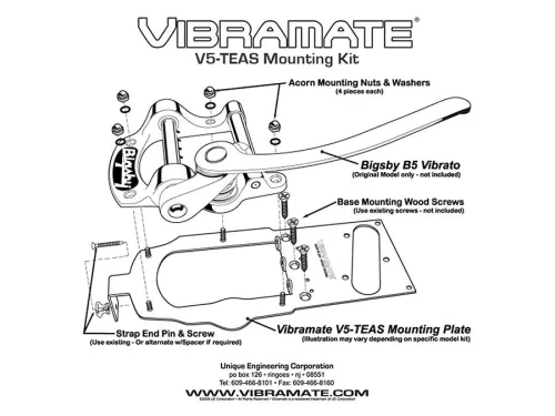 TP3746001 Allparts  Vibramate® V5-TEAS for American Standard Telecaster®
