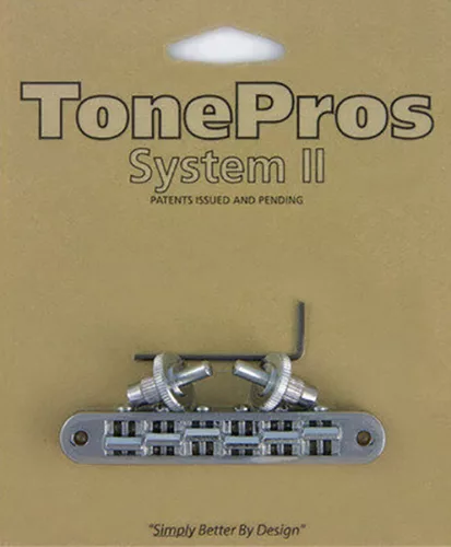 TP6-CH TonePros  TP6 -tune-o-matic bridge, for USA guitars, chrome