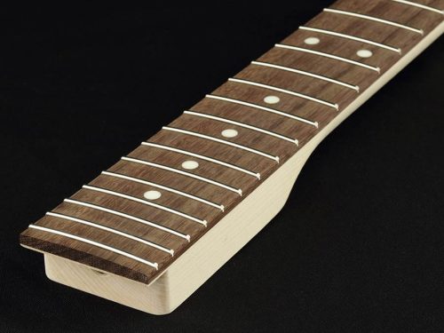TRBAR Allparts  neck for Telecaster®, baritone, rosewood fretboard, 12" radius, 24 medium frets, sanded/unfinished