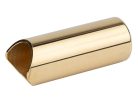 TRS-DA The Rock Slide  polished brass Dylan Adams signature slide sizeXS/S, with double cutaway