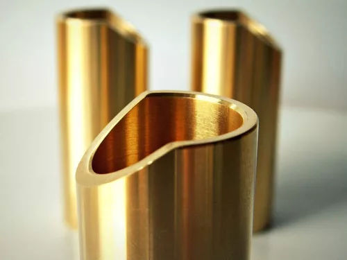 TRS-MB The Rock Slide  polished brass slide size M (inside 19 - length 57.5mm)