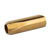 TRS-XSMM The Rock Slide  polished brass Minnie Marks signature slide, hybrid balltip/open end, extra small