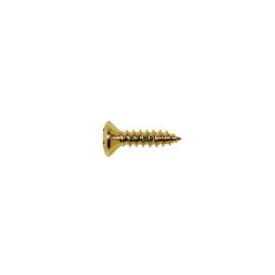   TS-01-G Boston  screw, 3x12mm, 12pcs, oval countersunk, tapping, for pickguard, gold