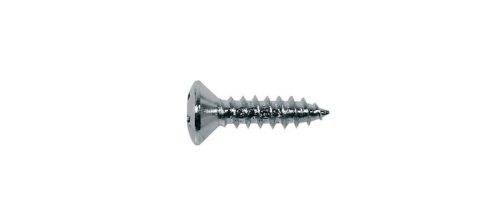 TS-01-N Boston  screw, 3x12mm, 12pcs, oval countersunk, tapping, for pickguard, nickel