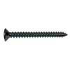 TS-03-B Boston  screw, 4x45mm, 12pcs, oval countersunk, tapping, for neck mount, black