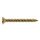 TS-04-G Boston  screw, 4,5x45mm, 12pcs, oval countersunk, tapping, for neck mount, gold