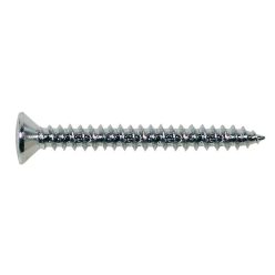   TS-04-N Boston  screw, 4,5x45mm, 12pcs, oval countersunk, tapping, for neck mount, nickel