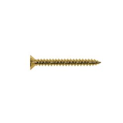  TS-05-G Boston  screw, 3,5x25mm, 12pcs, flat countersunk, tapping, gold