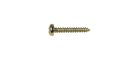 TS-15-M Boston  screw, 2,2x9,5mm, 12pcs, dome head, tapping, for tuners, brass